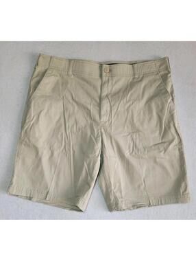 Lee Performance Series Extreme Comfort Shorts Men's 40 Khaki Beige Stretch Chino